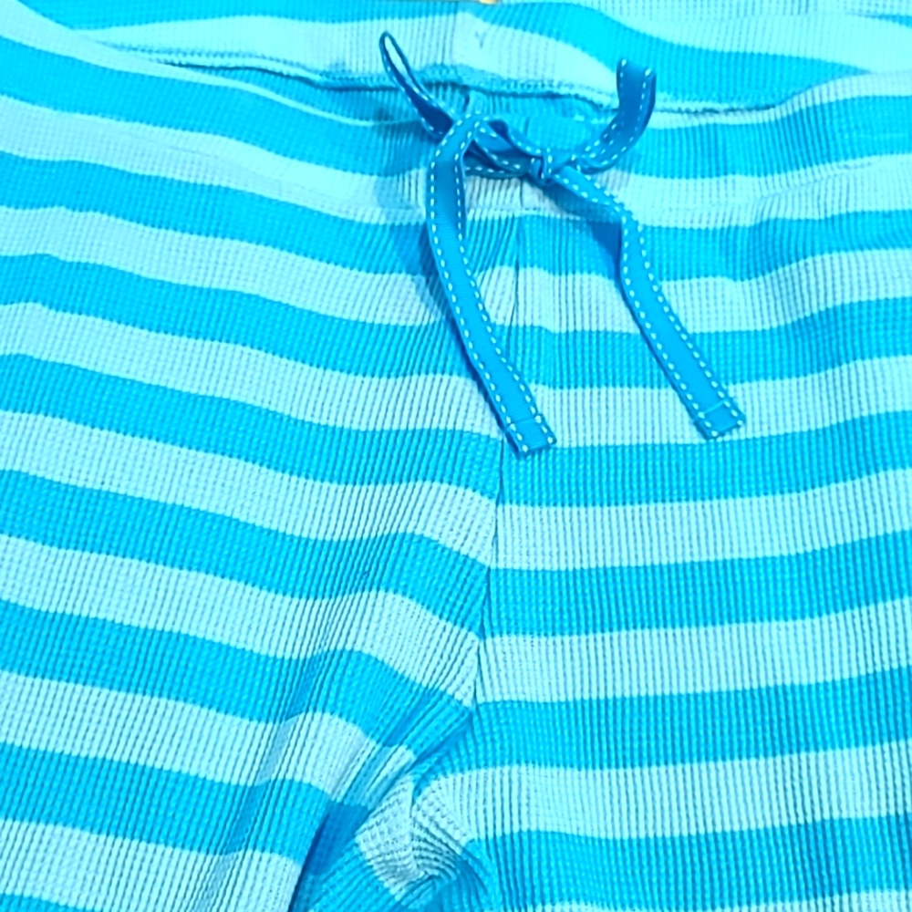 Lg (12/14) 2 tone stripped blue pj pants